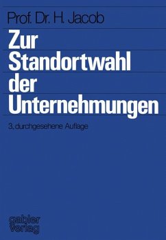 Zur Standortwahl der Unternehmungen.