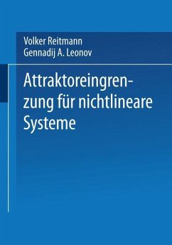 Attraktoreingrenzung für nichtlineare Systeme - Reitmann, Volker