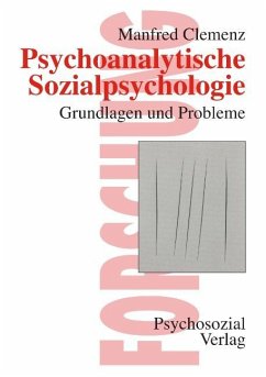 Psychoanalytische Sozialpsychologie - Clemenz, Manfred