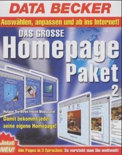 Das große Homepage Paket 2.0, 1 CD-ROM