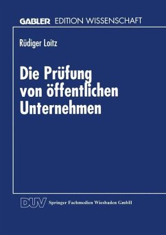 Die Prüfung von öffentlichen Unternehmen - Loitz, Rüdiger