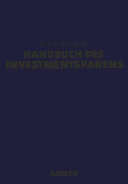 Handbuch des Investmentsparens