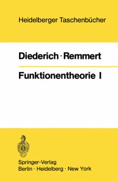 Funktionentheorie I - Diederich, Klas; Remmert, Reinhold