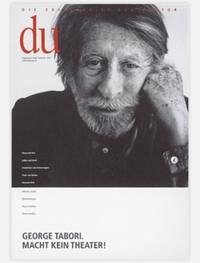 du - Zeitschrift für Kultur / George Tabori