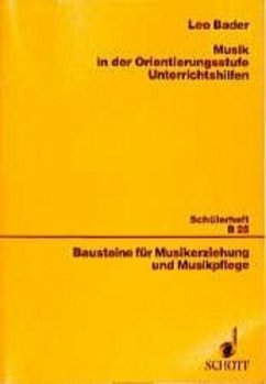 Musik in der Orientierungsstufe - Bader, Leo