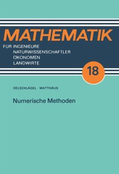 Numerische Methoden - Oelschlägel, Dieter;Matthäus, Wolf-Gert
