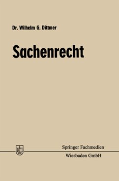 Sachenrecht - Dittmer, Wilhelm Gustav