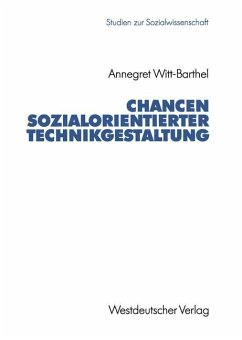 Cover Chancen sozialorientierter Technikgestaltung