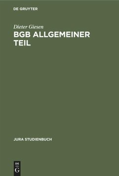 Cover BGB Allgemeiner Teil