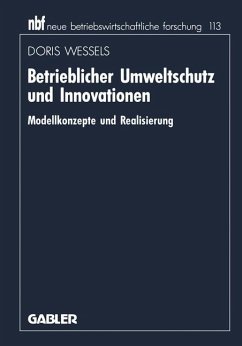 Betrieblicher Umweltschutz und Innovationen - Weßels, Doris