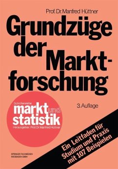 Grundzüge der Marktforschung - Hüttner, Manfred