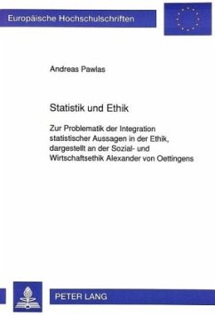 Statistik und Ethik - Pawlas, Andreas