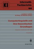 Computerlinguistik und ihre theoretischen Grundlagen