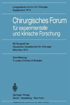 Chirurgisches Forum für experimentelle und klinische Forschung