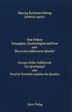 Jahrbuch der Henning-Kaufmann-Stiftung 1990/91