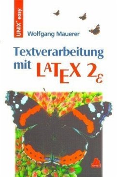 Cover Textverarbeitung mit LATEX 2 epsilon unter UNIX