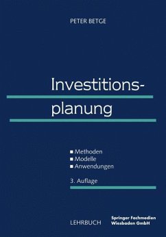 Investitionsplanung - Betge, Peter