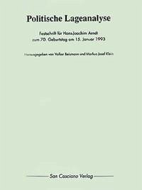 Politische Lageanalyse - BEISMANN, V. u. M. J. KLEIN, Hrsg.