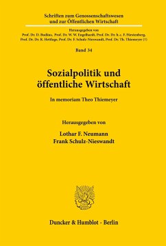 Sozialpolitik und öffentliche Wirtschaft. - Neumann, Lothar F. / Schulz-Nieswandt, Frank (Hgg.)