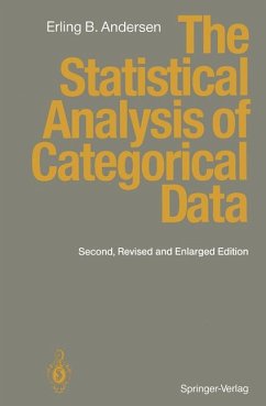 The statistical analysis of categorical data.