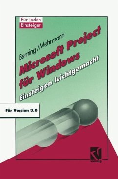 Microsoft Project für Windows - Berning, Udo