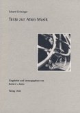 Texte zur Alten Musik Texte zur Alten Musik