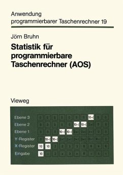 Statistik für programmierbare Taschenrechner (AOS) - Bruhn, Jörn