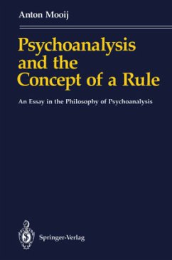Psychoanalysis and the Concept of a Rule - Mooij, Anton
