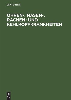 Ohren-, Nasen-, Rachen- und Kehlkopfkrankheiten - Eigler, Gerhard