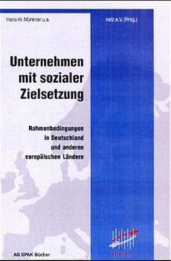 Unternehmen mit sozialer Zielsetzung - Münkner, Hans H; Vella, Francesco; Navez, Francoise; Demarche, Jean M; Clément, Hélène; Gardin, Laurent; Castro, Carmen C