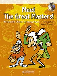 Cover Meet the great Masters (+CD) for flute (oboe, violin) 18 favorite classics for young players