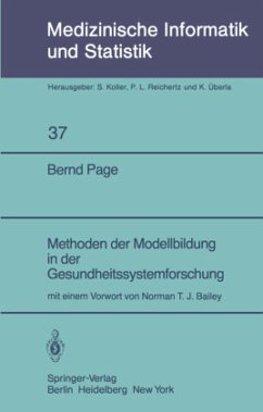 Methoden der Modellbildung in der Gesundheitssystemforschung - Page, B.