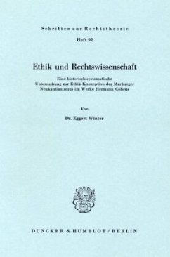 Ethik und Rechtswissenschaft. - Winter, Eggert