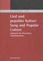 Lied und populäre Kultur/Song and Popular Culture