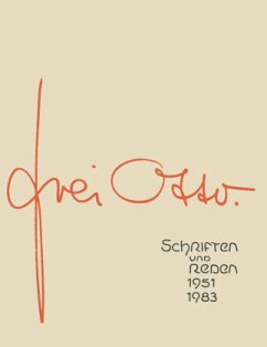 Schriften und Reden - Frei, Otto