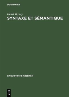 Syntaxe et sémantique - Vernay, Henri