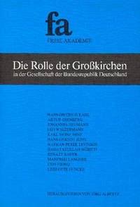 Die Rolle der Grosskirchen in der Gesellschaft der Bundesrepublik Deutschland