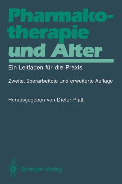 Cover Pharmakotherapie und Alter. Ein Leitfaden für die Praxis Ein Leitfaden für die Praxis
