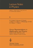 Group Representations in Mathematics and Physics