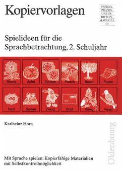 Cover Spielideen für die Sprachbetrachtung, 2. Schuljahr, neue Rechtschreibung