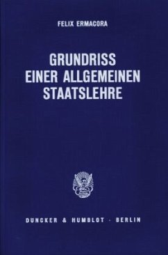 Cover Grundriß einer allgemeinen Staatslehre.