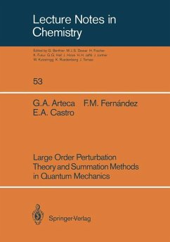 Large Order Perturbation Theory and Summation Methods in Quantum Mechanics - Arteca, Gustavo A.; Fernandez, Francisco M.; Castro, Eduardo A.