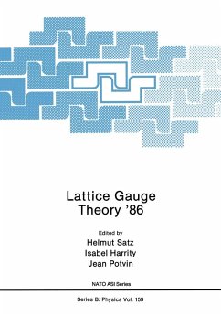 Lattice Gauge Theory '86 - Satz, Helmut; Harrity, Isabel; Potvin, Jean