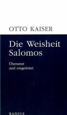 Cover Die Weisheit Salomos