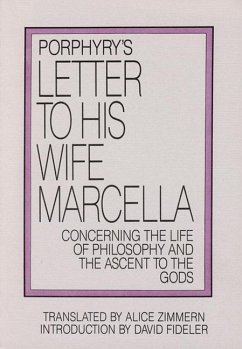 Porphyry's Letter to His Wife - Porphyry