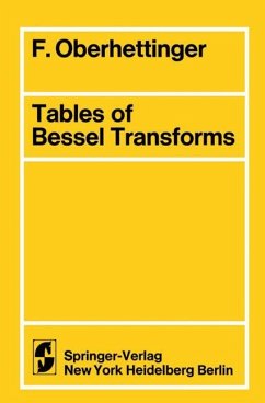 Tables of Bessel Transforms - Oberhettinger, F.