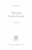 Allgemeine Energiewirtschaft.