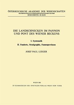 Die Landschnecken im Pannon und Pont des Wiener Beckens - Lueger, J. P.