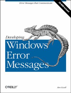 Developing Windows Error Messages, w. CD-ROM - Ezzell, Ben