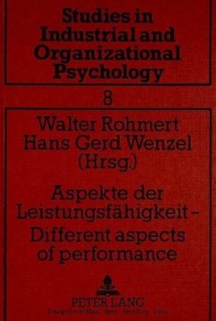 Aspekte der Leistungsfähigkeit -- Different aspects of performance